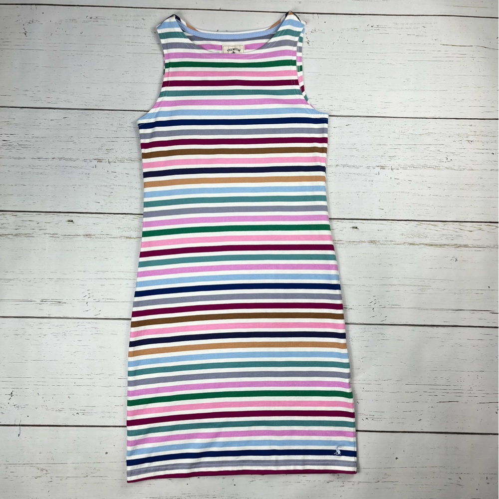Joules Cotton Stripe Tank Dress 2